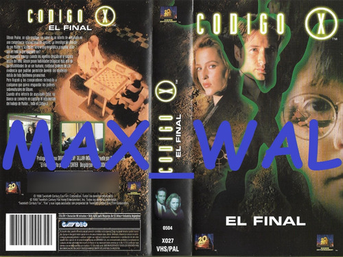 Codigo X The X-files Vhs El Final