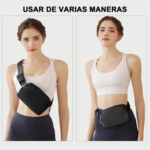 Riñonera Para Mujeres Y Hombres Con Correa Ajustable Para