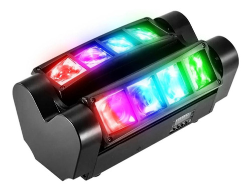 Cabezal Spider Led Rgbw Doble Barra De Led Movil Beam