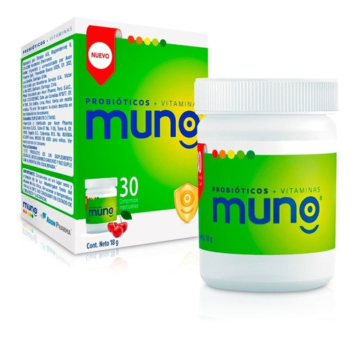 Muno 30 Comprimidos Masticables