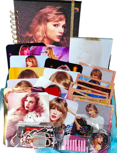 Taylor Swift Pack Holografico Agenda Hermosa Polaroid Y Mas 