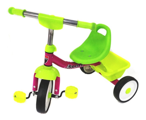 Triciclo Para Niño Niña Basico Sport Pedal Infantil Colores