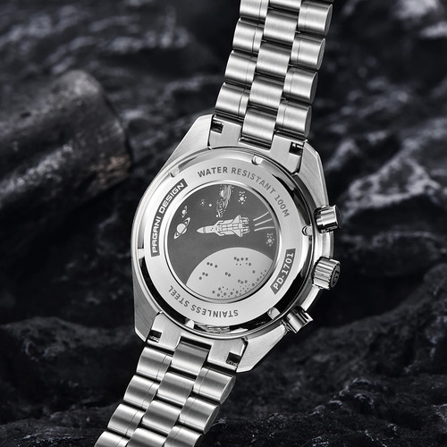 Reloj De Cuarzo Pagani Design Para Hombre Moon Vk63 Chronogr