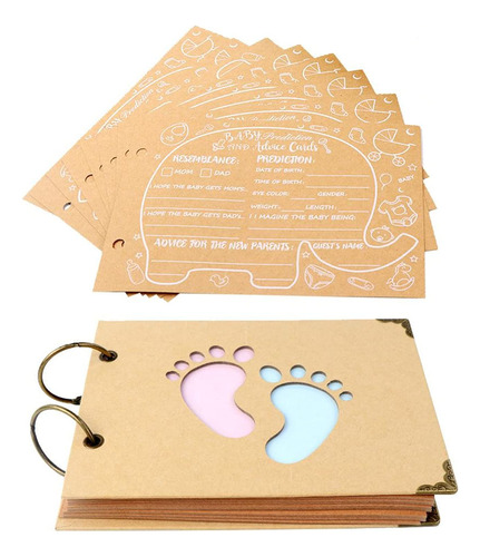 40 Hojas De Tarjetas De Consejos Para Baby Shower, Tarjetas