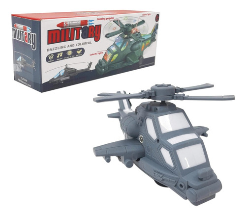 Helicoptero A Pila Con Luz Y Sonido Juguete