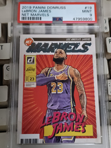 Tarjeta Lebron James Marvels Psa 9