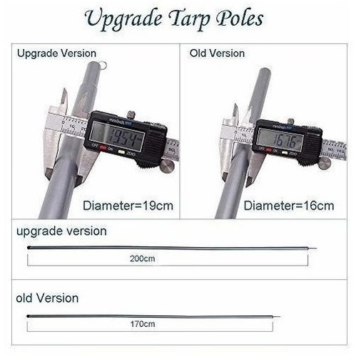 Top Lander Postes De Lona Ajustables Para Carpas Plegables D