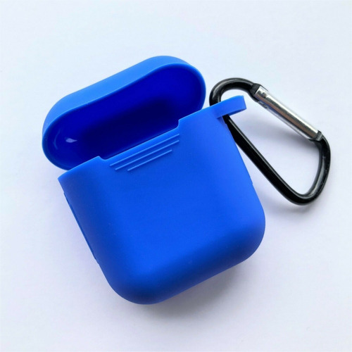 Funda Apple AirPods 1 Y 2 G Antigolpe En Silicona Con Arnes 