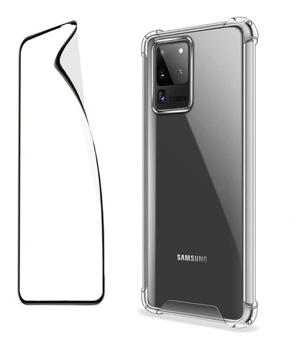 Carcasa Samsung S20 Ultra Antigolpes + Lamina Hidrogel Proof