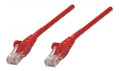 Cable De Red Intellinet 342148, Cat6, Utp, 1m, Rojo