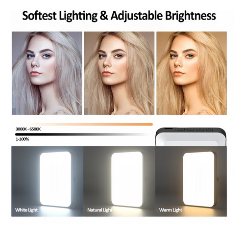 Mini Luz Portátil Para Selfies Con Luz De Relleno Led