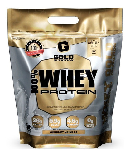 Whey Protein - Proteina - 5 Lbs X 3 Unidades Gold Nutrition