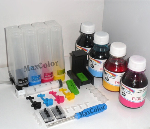 Bulk Ink P/ Hp Multifuncional C3180 + 400 Ml De Tintas