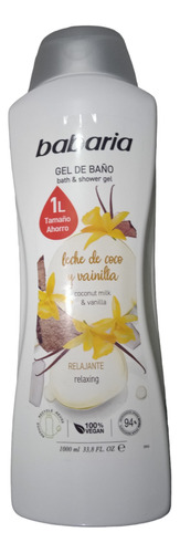 Gel De Ducha Babaria Leche De Coco 1l