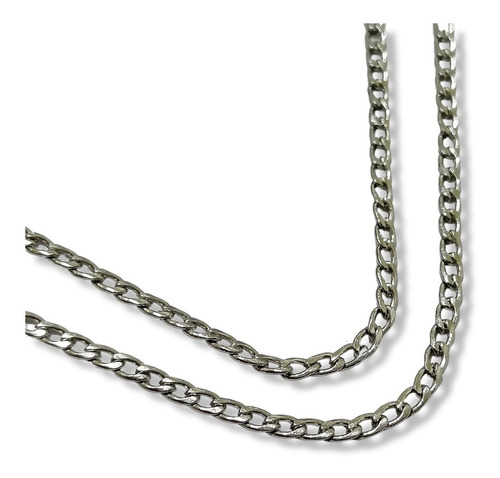 Cadena Tejido Barbado De 50cms Por 2mm Acero Inoxidable