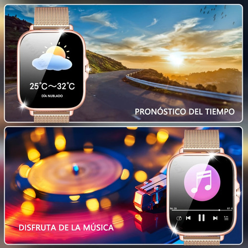Reloj Inteligente Bluetooth Resistente Al Agua Con Llamadas