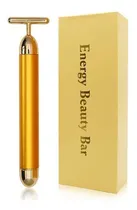 Comprar Masajeador Facial Barra T Dorada Antiarrugas Rodillo Vibra Tipo De Piel Todo Tipo
