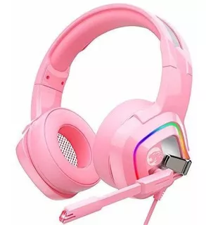 Ziumier Z66 Pink Gaming Headset For Ps4, Xbox One, Pc, Wired