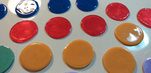 Gel Círculos Para Vidrios Y Espejos X 10 Unidades Souvenirs