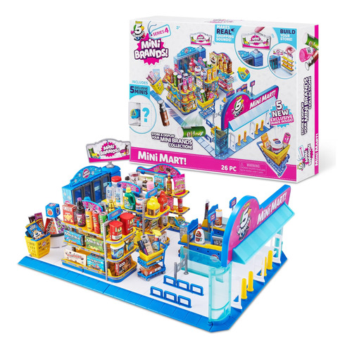 5 Surprise Mini Brands Mini Mart Playset Zuru (serie 4) Y