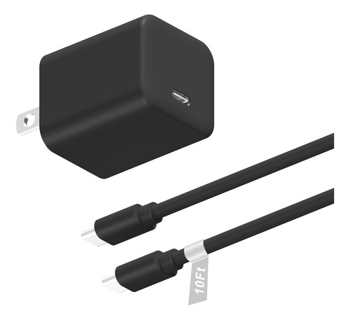 Cargador Rapido Usb C 10 Pie 20 W Diseñado Para Uso Tableta