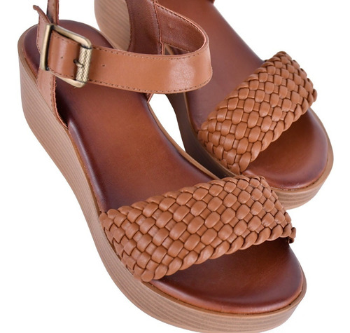 Imagen 2 de 5 de Sandalias Con Plataforma Para Mujer Modernas, Casuales.