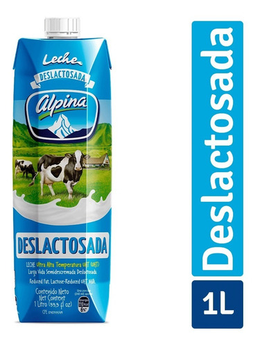 Leche Deslactosada Alpina X12 - L a $236