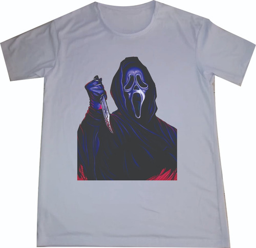 Camisetas Halloween Ghostface Pelicula Scream Adultos Niños