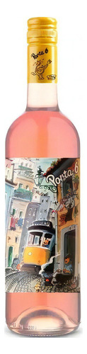 Vinho Português Fino Rosé Meio Seco Porta 6 750ml Vidigal