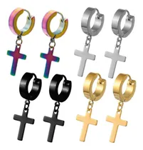 Comprar Aros Hombre - Aros Cruz Hombre - Aros Cubanos - Aros Colgante Piercing - Aros Acero Quirúrgico 