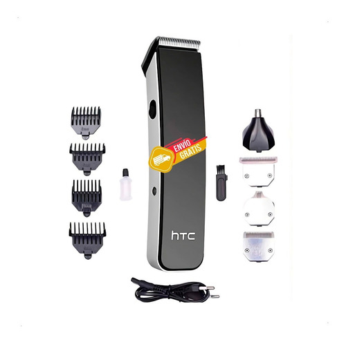 Afeitador Cortar Pelo Barba Nariz 5 En 1 Recargable Htc