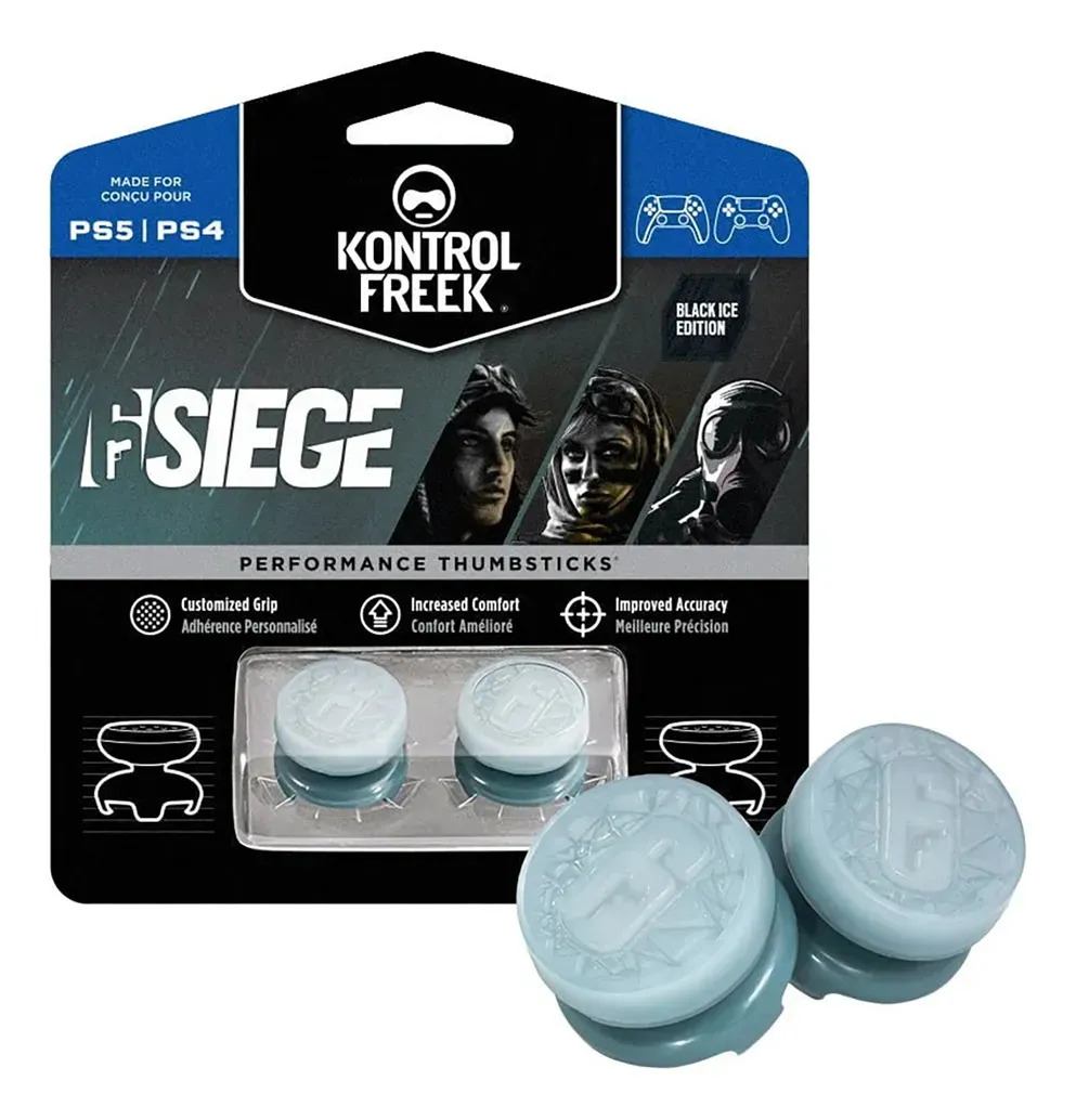 Kontrolfreek Hsiege Grip Para Joystick Thumbstick Ps4 Y Ps5 Transparente