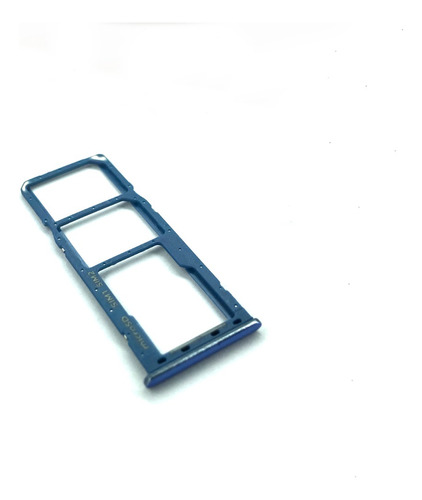 Bandeja Porta Sim Para Samsung A20 Azul