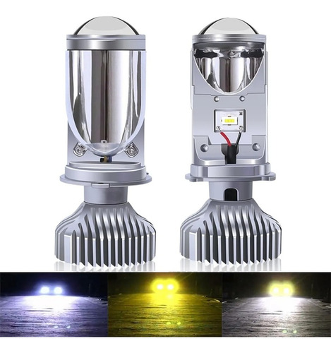 Bombilla Led De Luz Mini Proyectores Dual Color Alta Y Baja