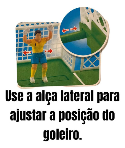 Jogo Interativo Campo De Futebol Gol A Gol Brinquedo Cor Colorido