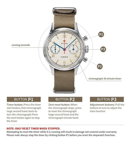 Seakoss Original 1963 Reloj Para Hombre De 38 Mm Movimiento