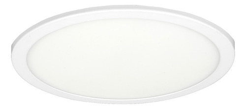 Plafón Lámpara Luz Led Fría Energy Safe De Techo Para Embutir 29cm Diametro 24w - 25000hs Vida Útil