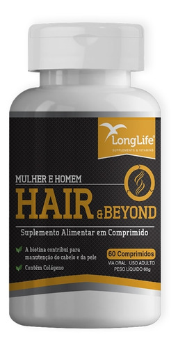 Hair & Beyond Cabelos Unhas E Pele 60 Comprimidos