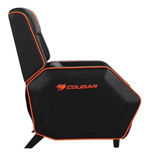 Silla de escritorio Cougar Ranger gamer negra y naranja con tapizado de  cuero sintético | MercadoLibre