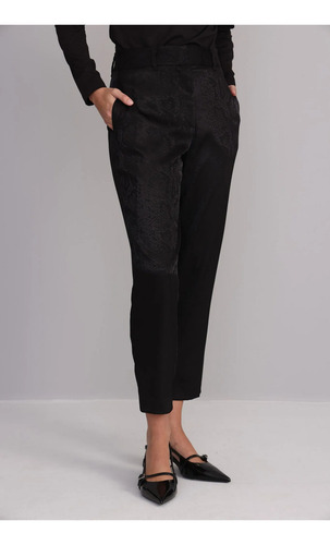 Pantalon Sastrero Mujer Dibujo Reptil Leoni Yagmour