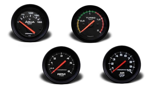 Kit Relógios Turbo, Temp. Rpm, Contagio Toyota Bandeirante