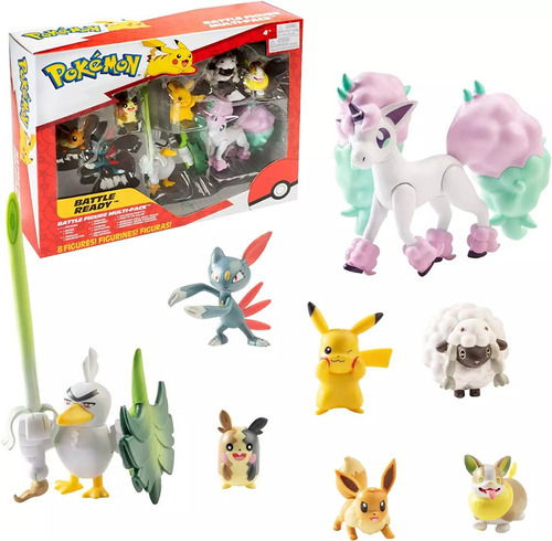 Pokemon, Figuras X 8   -  Giro Didáctico