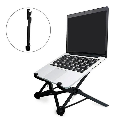 Base Soporte Notebook Tablet Vertical Plegable Cama Flexible