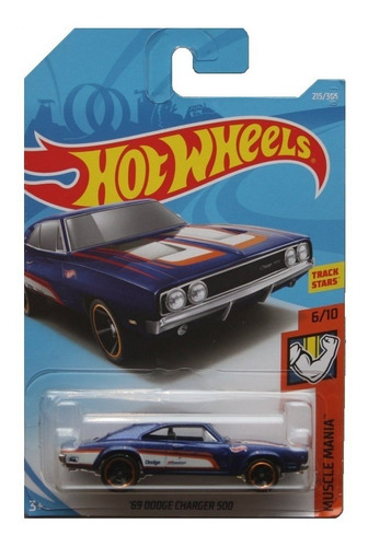 Carro Hot Wheels Dodge Charger 500 1969 Coleccionable