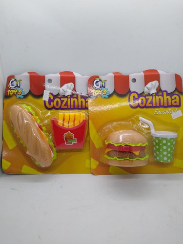 Set Comida Juguete Hamburguesa Gaseosa Papas Bochatoys