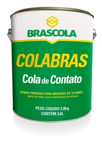 Adesivo Cola De Contato Colabras 2,8kg Brascola