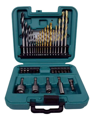 Imagem 4 de 9 de Combo Parafusadeira + Aspirador + Superkit Dhp482+dcl Makita