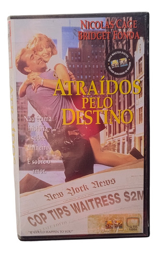 Fita De Vídeo Vhs Filme Atraídos Pelo Destino - Nicolas Cage (Usado)