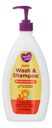 Parent's Choice Baby Wash & Shampoo 800ml