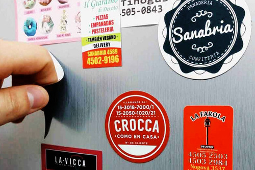 500 Imanes 7x5 Cm ¡laminados! Full Color Diseños Personalizados